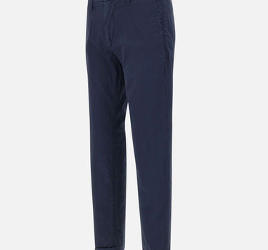 RE-HASH Pantaloni " Mucha chinos" in cotone stretch BLUE Uomo 