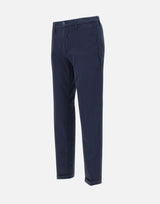 RE-HASH Pantaloni " Mucha chinos" in cotone stretch BLUE Uomo 