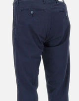 RE-HASH Pantaloni " Mucha chinos" in cotone stretch BLUE Uomo 