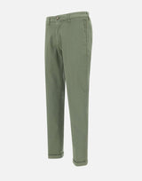 RE-HASH Pantaloni" Mucha chinos" in cotone GREEN Uomo 