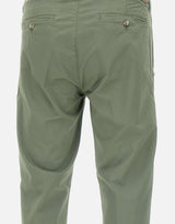 RE-HASH Pantaloni" Mucha chinos" in cotone GREEN Uomo 