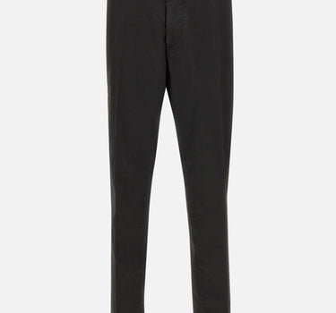 RE-HASH Pantaloni " Mucha chinos" in cotone stretch BLACK Uomo 