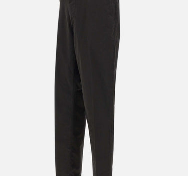 RE-HASH Pantaloni " Mucha chinos" in cotone stretch BLACK Uomo 