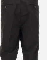 RE-HASH Pantaloni " Mucha chinos" in cotone stretch BLACK Uomo 