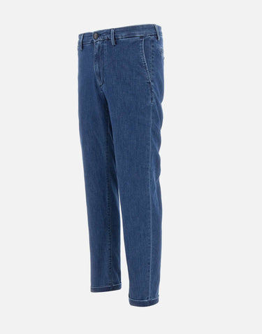 RE-HASH Jeans "Mucha" in cotone BLUE Uomo 