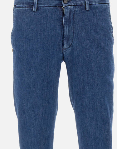 RE-HASH Jeans "Mucha" in cotone BLUE Uomo 