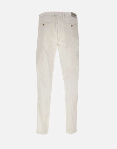 RE-HASH Pantaloni  "Mucha Chinos" in cotone WHITE Uomo 