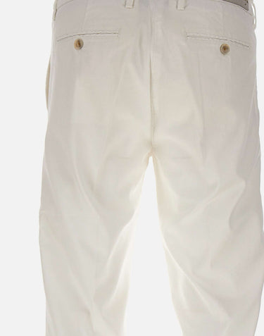 RE-HASH Pantaloni  "Mucha Chinos" in cotone WHITE Uomo 