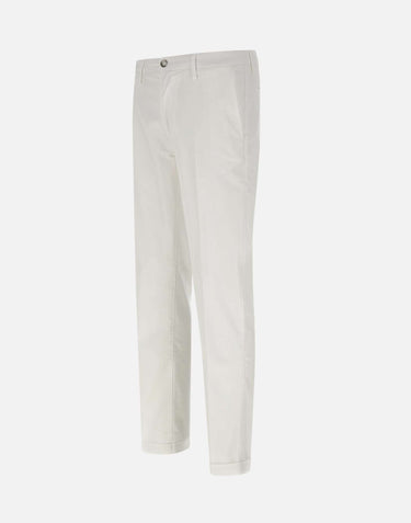 RE-HASH Pantaloni "Mucha Chinos" WHITE Uomo 
