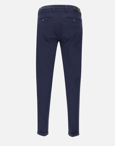 RE-HASH Pantaloni "Mucha Chinos" in cotone BLUE Uomo 