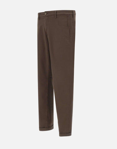 RE-HASH Pantaloni "Mucha Chinos" BROWN Uomo 