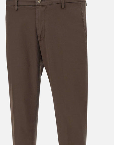 RE-HASH Pantaloni "Mucha Chinos" BROWN Uomo 