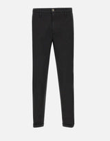 RE-HASH Pantaloni "Mucha Chinos" in  cotone BLACK Uomo 