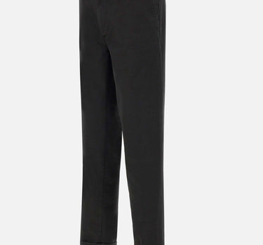 RE-HASH Pantaloni "Mucha Chinos" in  cotone BLACK Uomo 