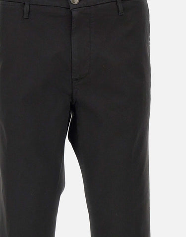 RE-HASH Pantaloni "Mucha Chinos" in  cotone BLACK Uomo 