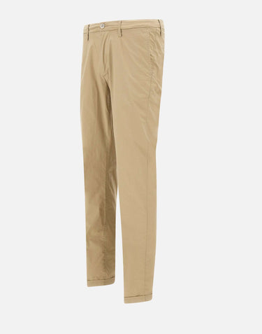RE-HASH Pantaloni "Mucha Chinos" in cotone stretch BEIGE Uomo 