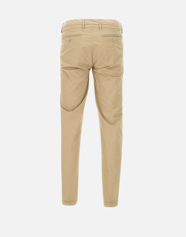 RE-HASH Pantaloni "Mucha Chinos" in cotone stretch BEIGE Uomo 