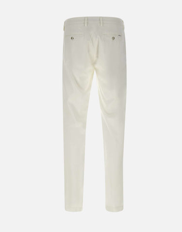 RE-HASH Pantaloni "Michelangelo chinos" WHITE Uomo 