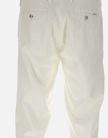 RE-HASH Pantaloni "Michelangelo chinos" WHITE Uomo 