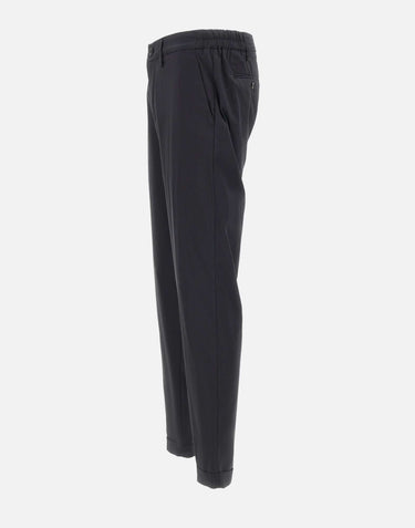 RE-HASH Pantaloni "Mucha Tech Up Chino" BLACK Uomo 