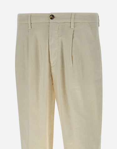 RE-HASH Pantaloni "Marc-El" BEIGE Uomo 