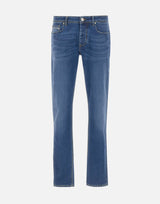 RE-HASH Jeans cimosati "Rubens-B" BLUE Uomo 