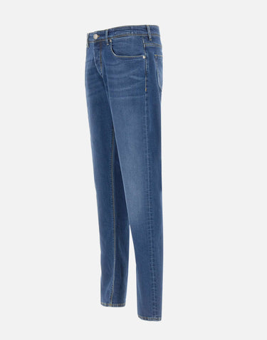 RE-HASH Jeans cimosati "Rubens-B" BLUE Uomo 