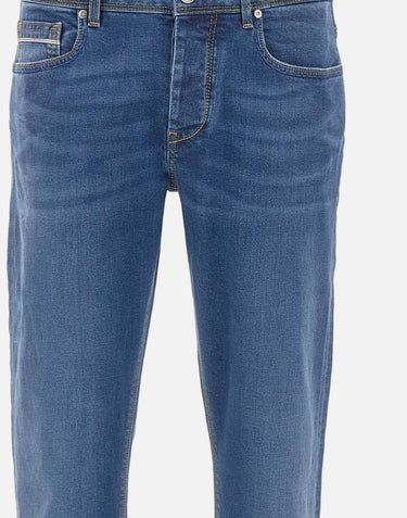 RE-HASH Jeans cimosati "Rubens-B" BLUE Uomo 