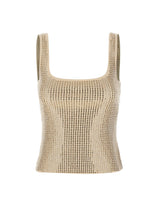 RETROFETE Top "Marzia Embellished" WHITE Donna 