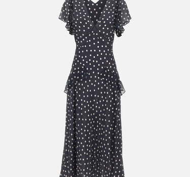 Abito in seta "Evie" 0100000922506493 NAVY RIXO 