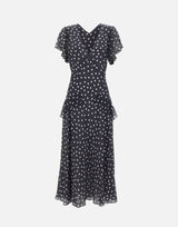 Abito in seta "Evie" 0100000922506493 NAVY RIXO 