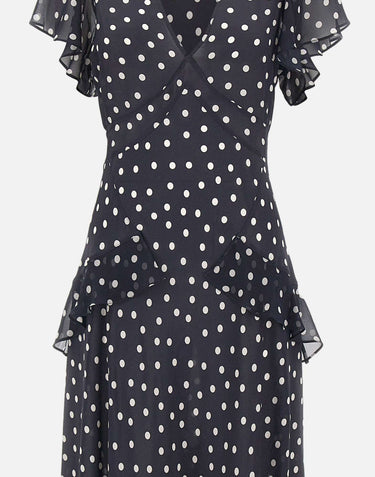 Abito in seta "Evie" 0100000922506493 NAVY RIXO 