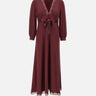 Abito "Adaline" 0100597942507701 MAROON RIXO 