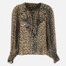 Blusa "Milia" 0300604022608000 BROWN RIXO 