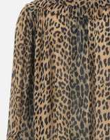 Blusa "Milia" 0300604022608000 BROWN RIXO 