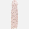 ROTATE BIRGER CHRISTENSEN Abito lungo con ricami floreali e perline Pink Donna 