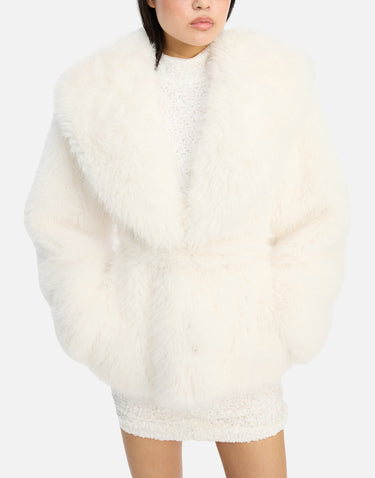 "Faux fur short jkt" 114754 2344 ROTATE BIRGER CHRISTENSEN 