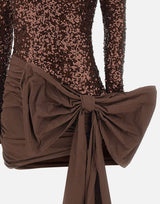 "Sequins Bow Mini Dress" 114881 2910 ROTATE BIRGER CHRISTENSEN 