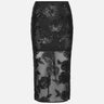 ROTATE BIRGER CHRISTENSEN Gonna midi con paillettes BLACK Donna 