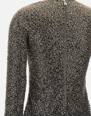 "Beaded mini dress" 114985 1348 ROTATE BIRGER CHRISTENSEN 