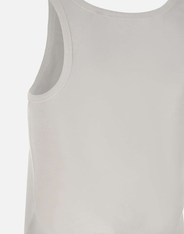ROTATE BIRGER CHRISTENSEN Canotta con orlo arricciato WHITE Donna 