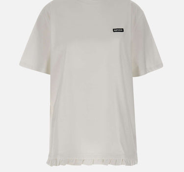 ROTATE BIRGER CHRISTENSEN T-shirt over con volant WHITE Donna 