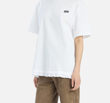 ROTATE BIRGER CHRISTENSEN T-shirt over con volant WHITE Donna 