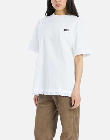 ROTATE BIRGER CHRISTENSEN T-shirt over con volant WHITE Donna 