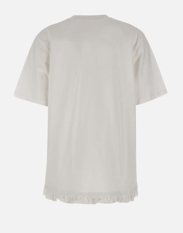 ROTATE BIRGER CHRISTENSEN T-shirt over con volant WHITE Donna 