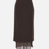 Gonna midi a due strati 115288 1667 ROTATE BIRGER CHRISTENSEN 