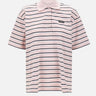 ROTATE BIRGER CHRISTENSEN Polo in jersey a righe Pink Donna 