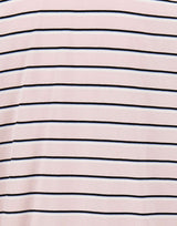 ROTATE BIRGER CHRISTENSEN Polo in jersey a righe Pink Donna 
