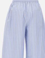 ROTATE BIRGER CHRISTENSEN Pantaloni affusolati in popeline Light Blue Donna 