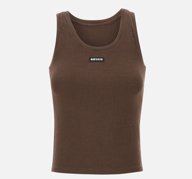 ROTATE BIRGER CHRISTENSEN Canotta basic BROWN Donna 